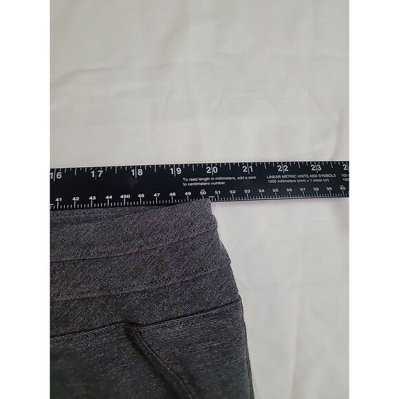 Cato Women's 22/24W Plus Heather Gray Cropped Pull‎ On Pants Wide Leg Stretch - Picture 6 of 9